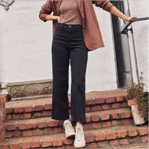 Marine Layer / Bridget Wide Leg Pant - Women's - Size 0 in Black